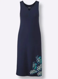 Sommerkleid mit Deko-Spange
