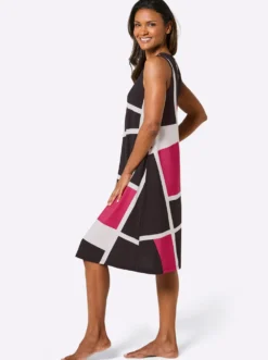 Sommerkleid mit Grafik-Druck