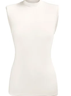 Stehkragenshirt in Modal-Qualität
