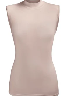 Stehkragenshirt in Modal-Qualität