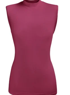 Stehkragenshirt in Modal-Qualität
