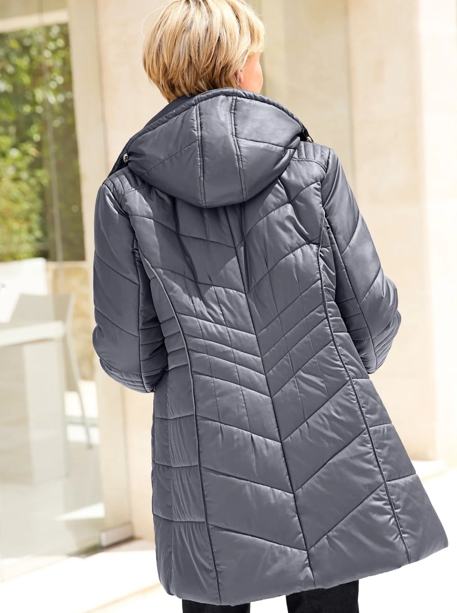 Steppjacke in Microfaser-Qualität, pflegeleicht