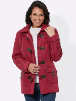 Steppjacke mit aufgesetzten Pattentaschen