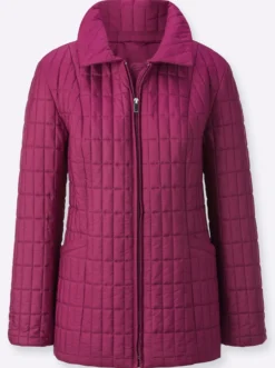 Steppjacke mit knöpfbarer Innentasche