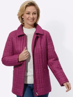 Steppjacke mit knöpfbarer Innentasche