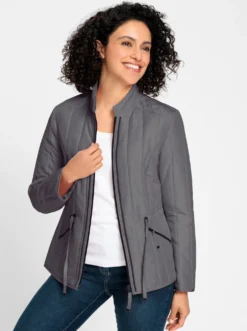 Steppjacke mit Längssteppung