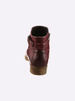 Stiefelette in Leder-Optik