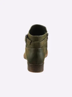 Stiefelette in Leder-Optik