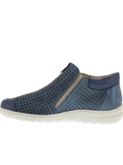Stiefelette mit Glanz-Effekt