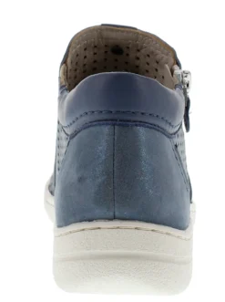 Stiefelette mit Glanz-Effekt