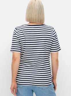 Streifenshirt mit Rundhalsausschnitt