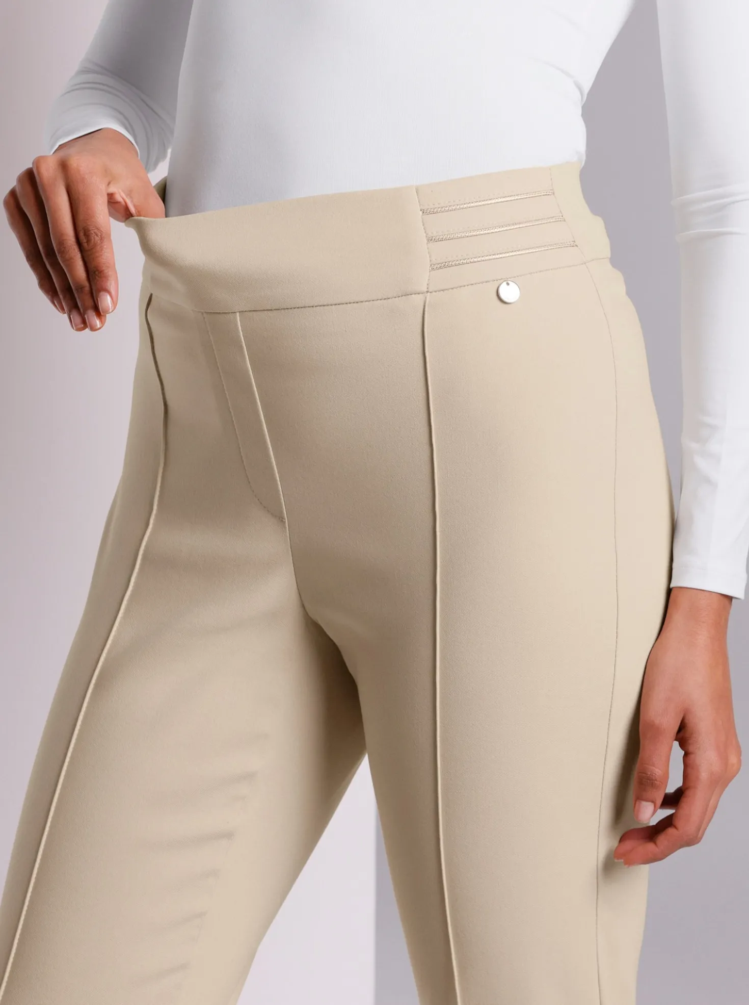 Stretch-Hose mit innenliegendem Komfortbund