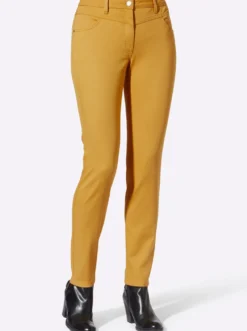 Stretch-Hose mit Passformsattel vorne und hinten