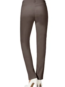 Stretch-Hose mit Zier-Taschen vorne