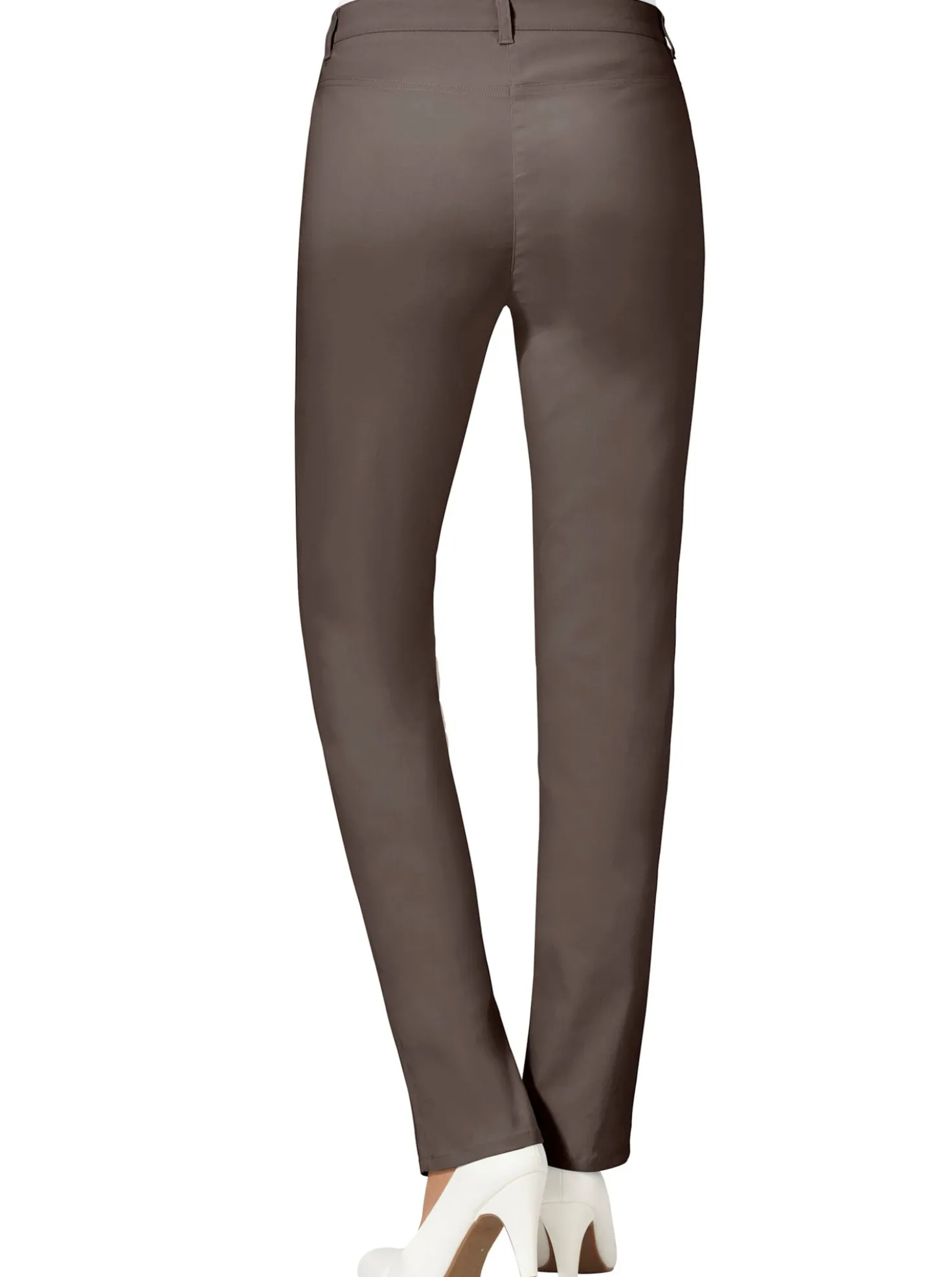Stretch-Hose mit Zier-Taschen vorne