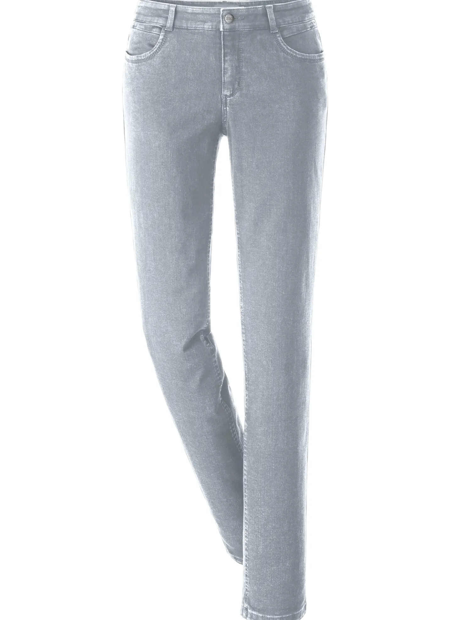 Stretch-Jeans in Röhren-Form