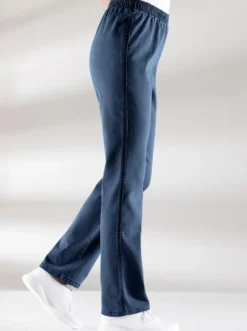 Stretch-Jeans mit Rundum-Dehnbund