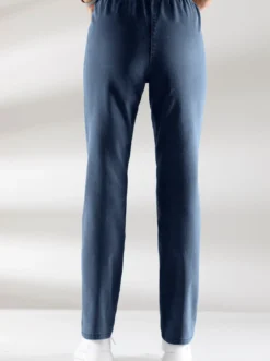 Stretch-Jeans mit Rundum-Dehnbund