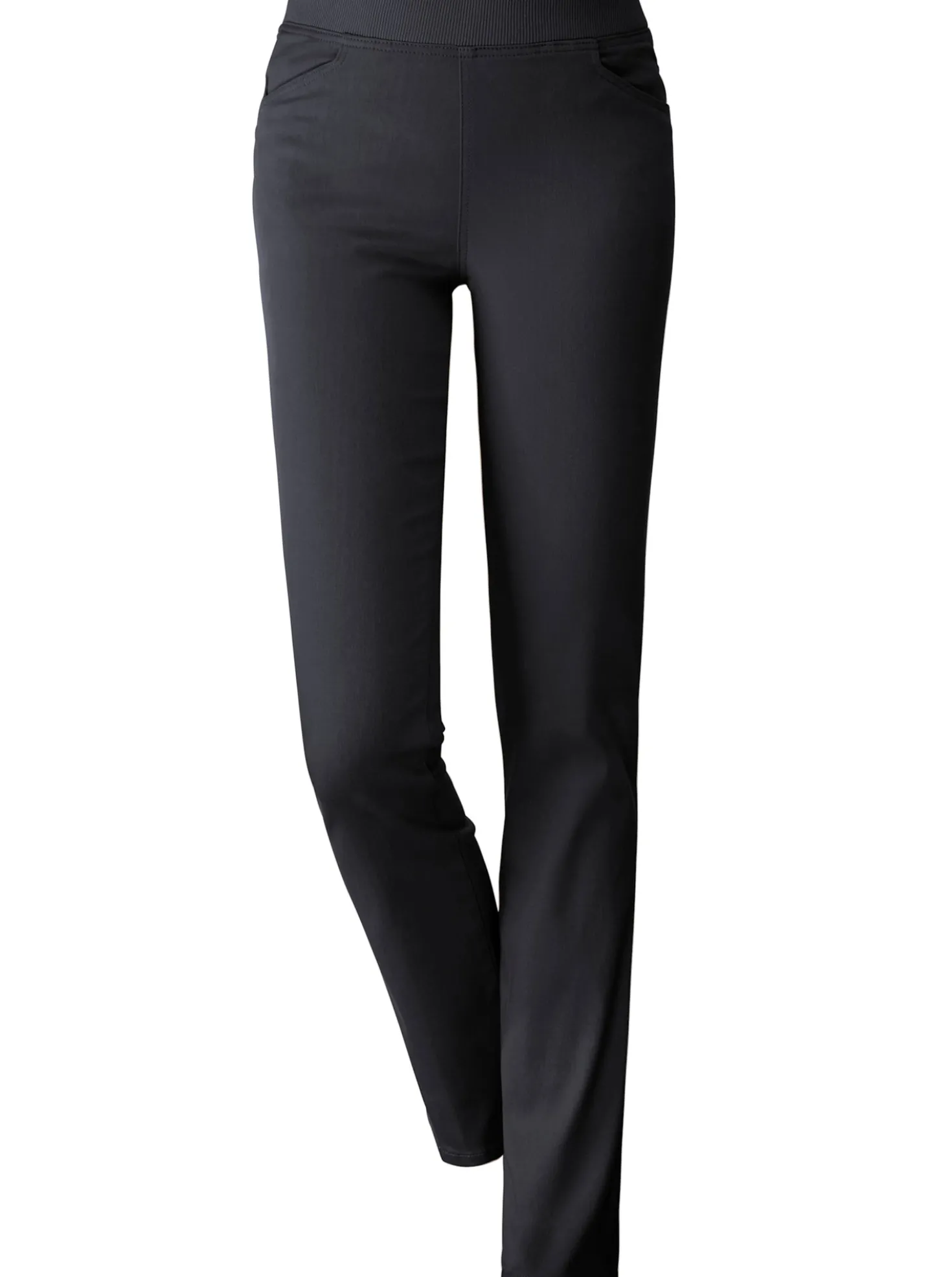 Stretch-Jeans mit Rundum-Dehnbund