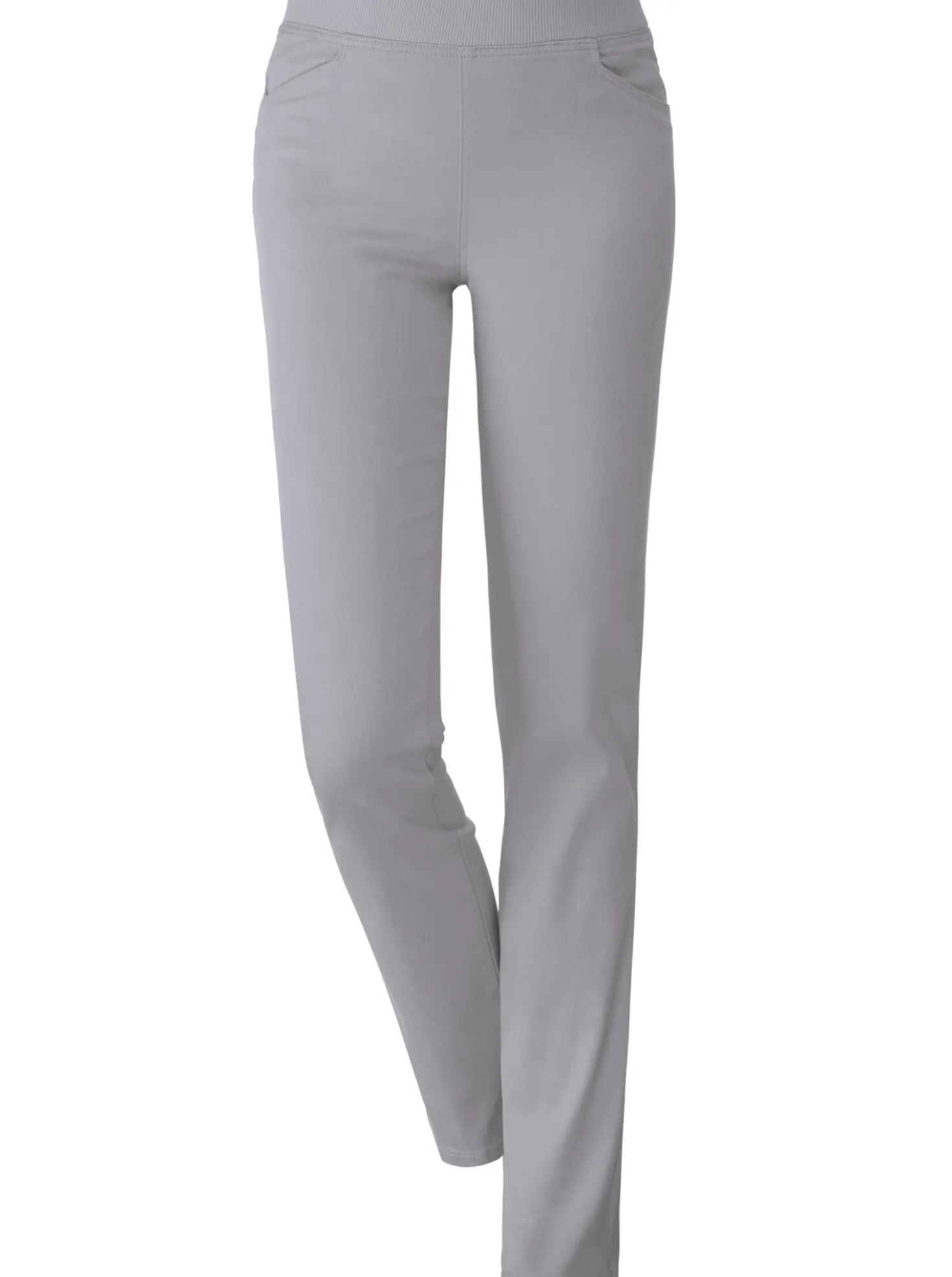 Stretch-Jeans mit Rundum-Dehnbund