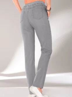Stretch-Jeans mit Rundum-Dehnbund