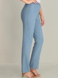 Stretch-Jeans mit Rundum-Dehnbund