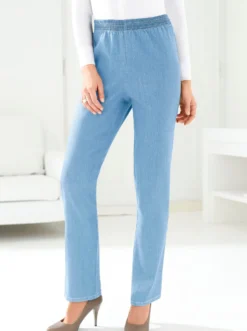 Stretch-Jeans mit Rundum-Dehnbund