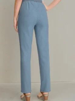 Stretch-Jeans mit Rundum-Dehnbund