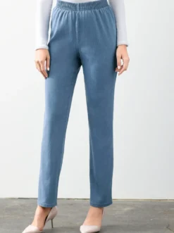 Stretch-Jeans mit Rundum-Dehnbund