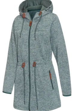 Strickfleece-Jacke