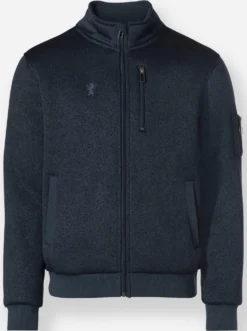 Strickfleece-Jacke