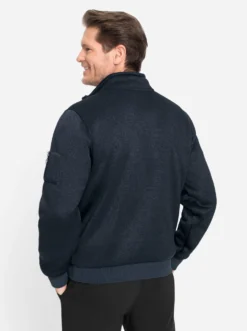 Strickfleece-Jacke