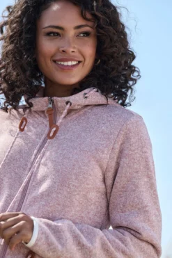 Strickfleecejacke