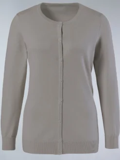 Strickjacke aus reiner Baumwolle