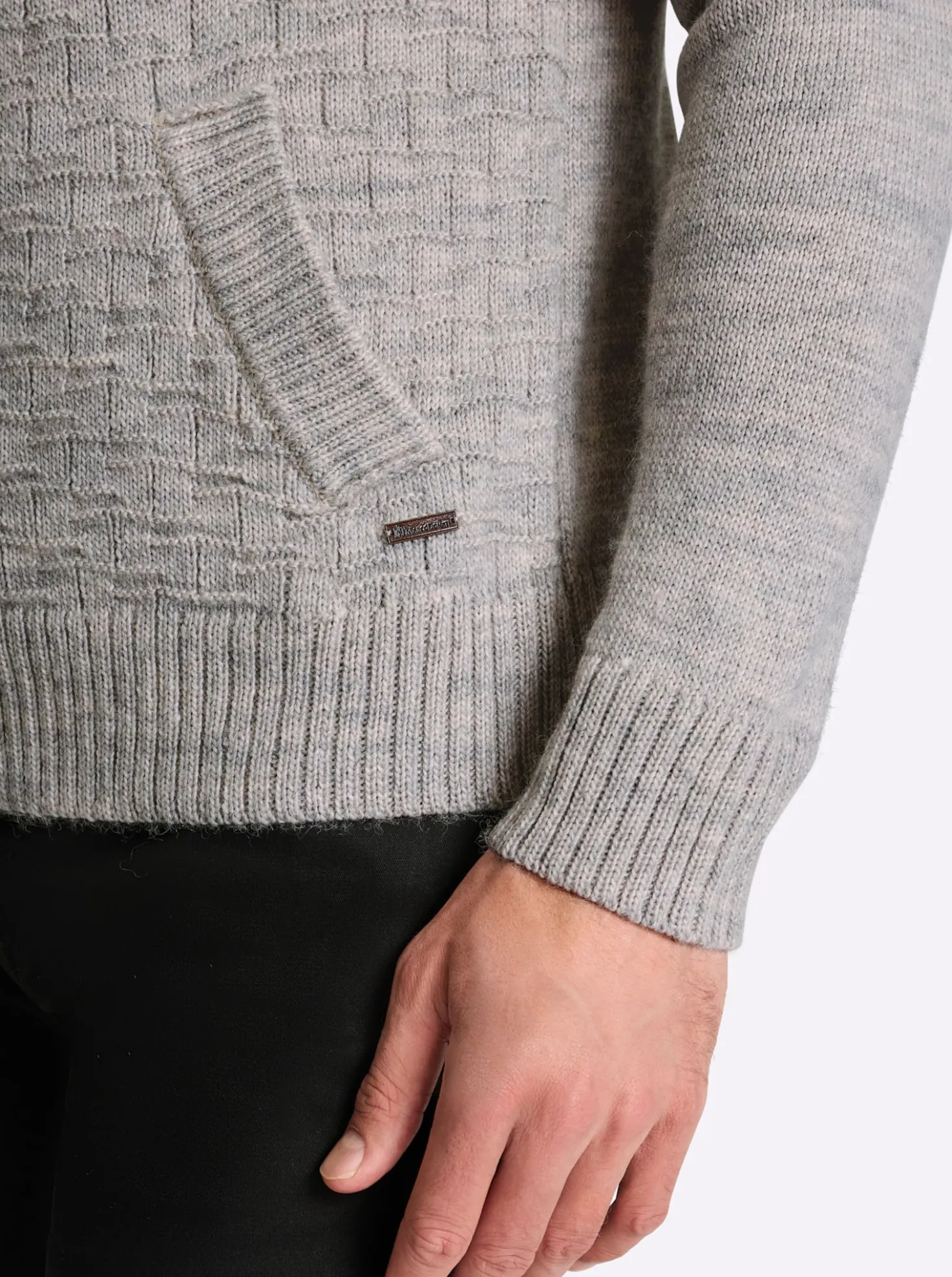 Strickjacke mit Reißverschluss