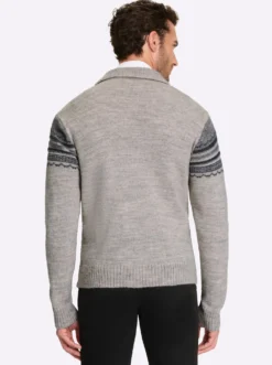 Strickjacke mit Reißverschluss