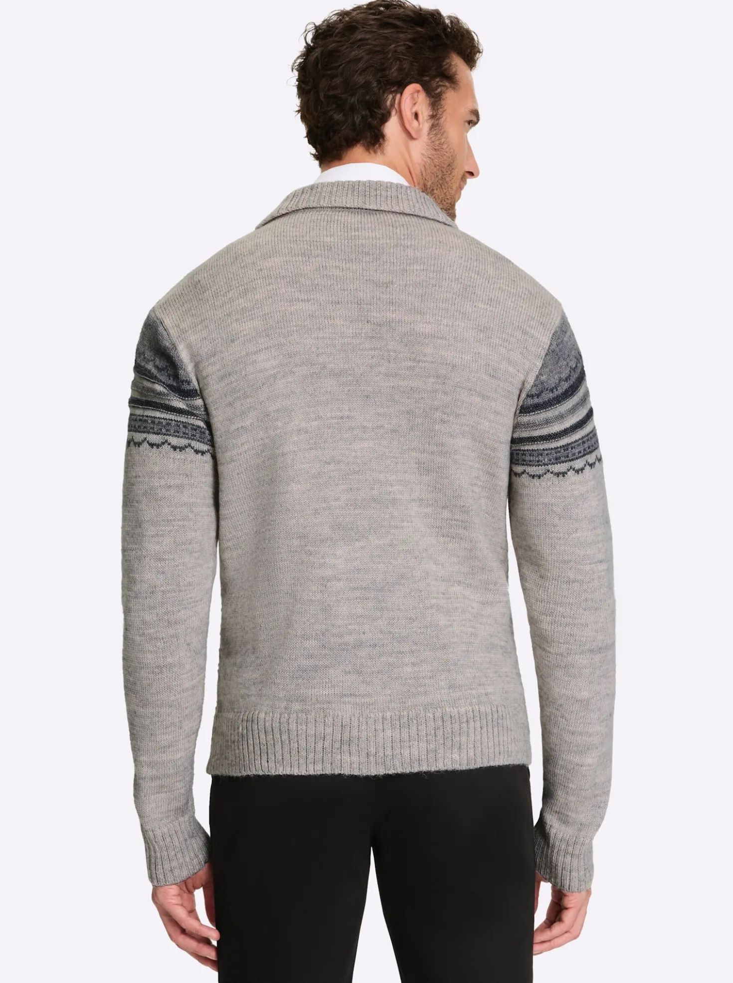 Strickjacke mit Reißverschluss