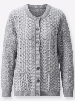 Strickjacke mit Taschen