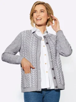Strickjacke mit Taschen