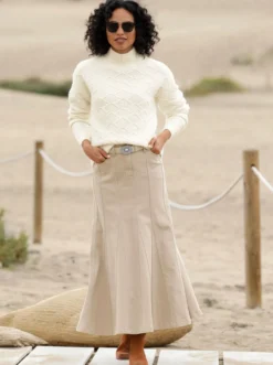 Strickpullover mit Merino-Anteil