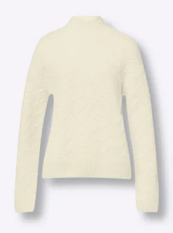 Strickpullover mit Merino-Anteil