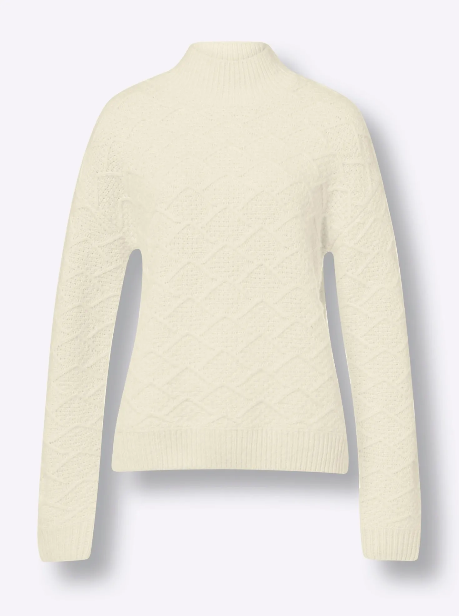 Strickpullover mit Merino-Anteil