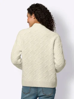 Strickpullover mit Merino-Anteil