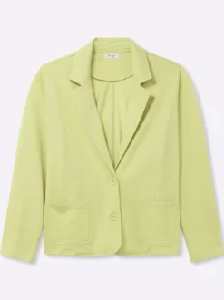 Sweatblazer im figurbetonten Schnitt