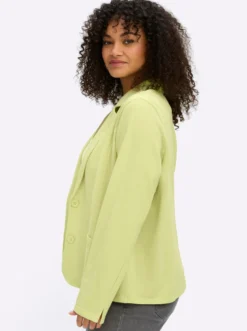 Sweatblazer im figurbetonten Schnitt