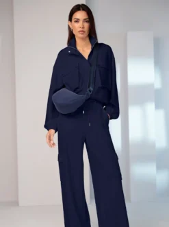 Sweatjacke mit Blasebalg-Taschen