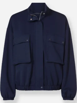 Sweatjacke mit Blasebalg-Taschen