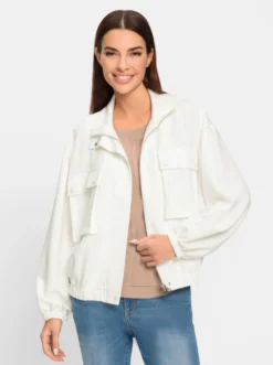 Sweatjacke mit Blasebalg-Taschen