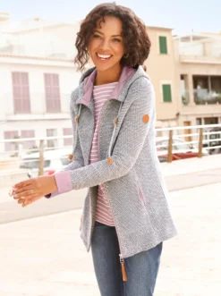 Sweatjacke mit Kapuze