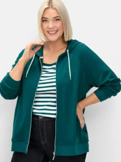 Sweatjacke mit Kapuze